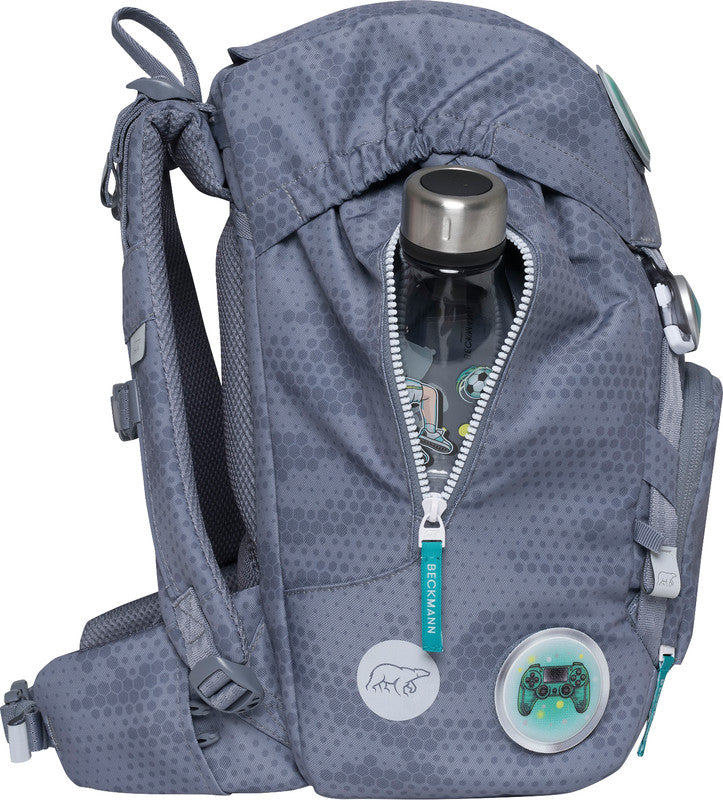Beckmann Schulrucksack Classic – Game On – mit Leuchteffekt