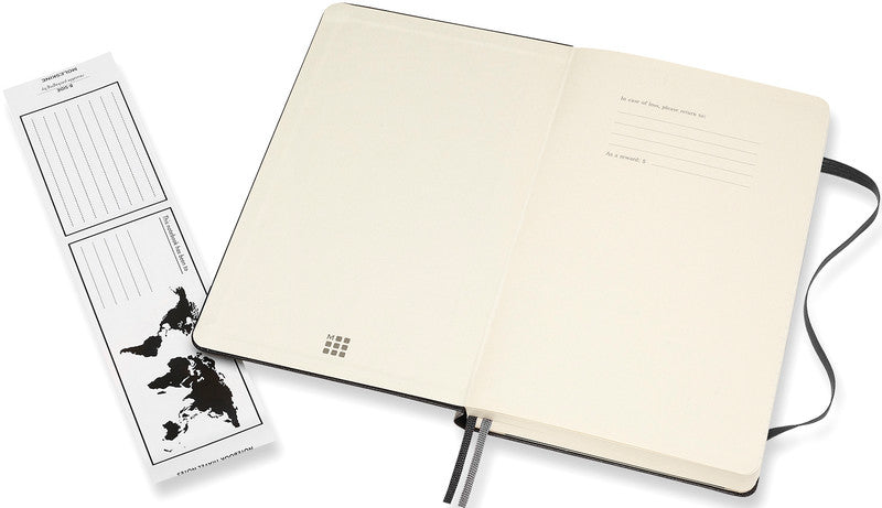 Moleskine Notizbuch Classic Collection, 130 × 210 mm, liniert, Leimbindung, Hardcover, 400 Seiten – schwarz