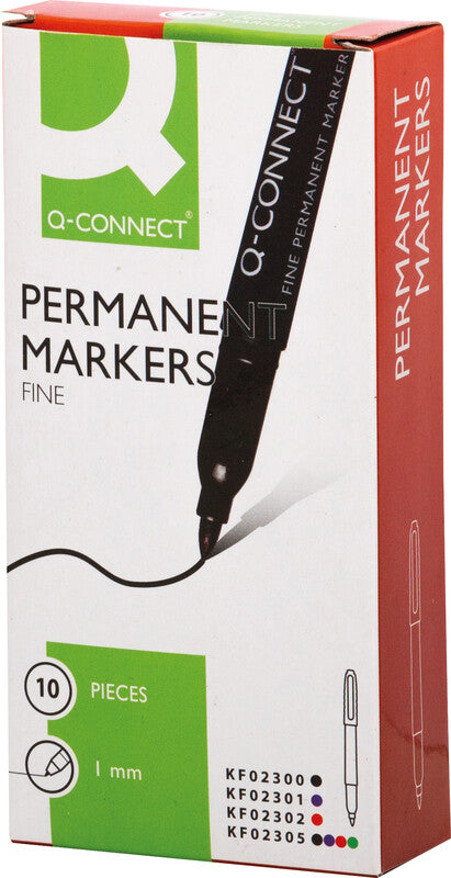 Q-Connect Permanent Marker – schwarz
