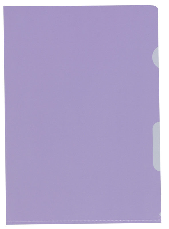 Kolma Sichtmappe A4 – Violett, Kunststoff, Glänzend, 130 µm, 100er-Pack
