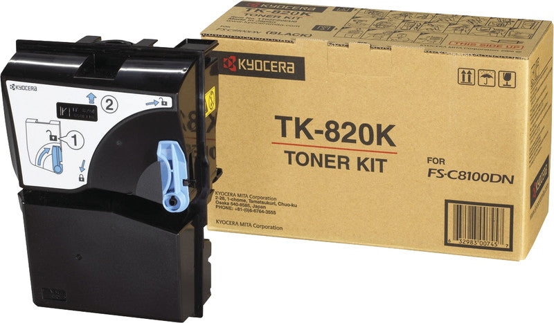 Kyocera – Toner TK-820K – schwarz, 15000 Seiten