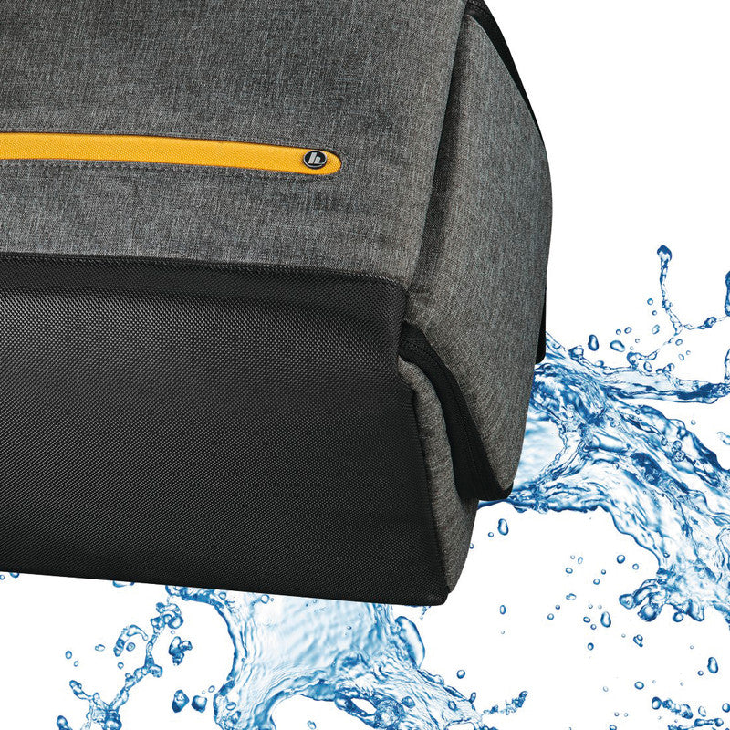 Hama Terra Kamerarucksack – Innenmasse 220×135×220 mm – mit Tabletfach, Regenhülle – Grau – Polyester