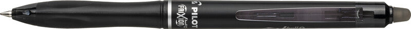 Pilot FriXion Ball+ – radierbarer Tintenroller mit Kappe, 0,7 mm, schwarz, für Linkshänder