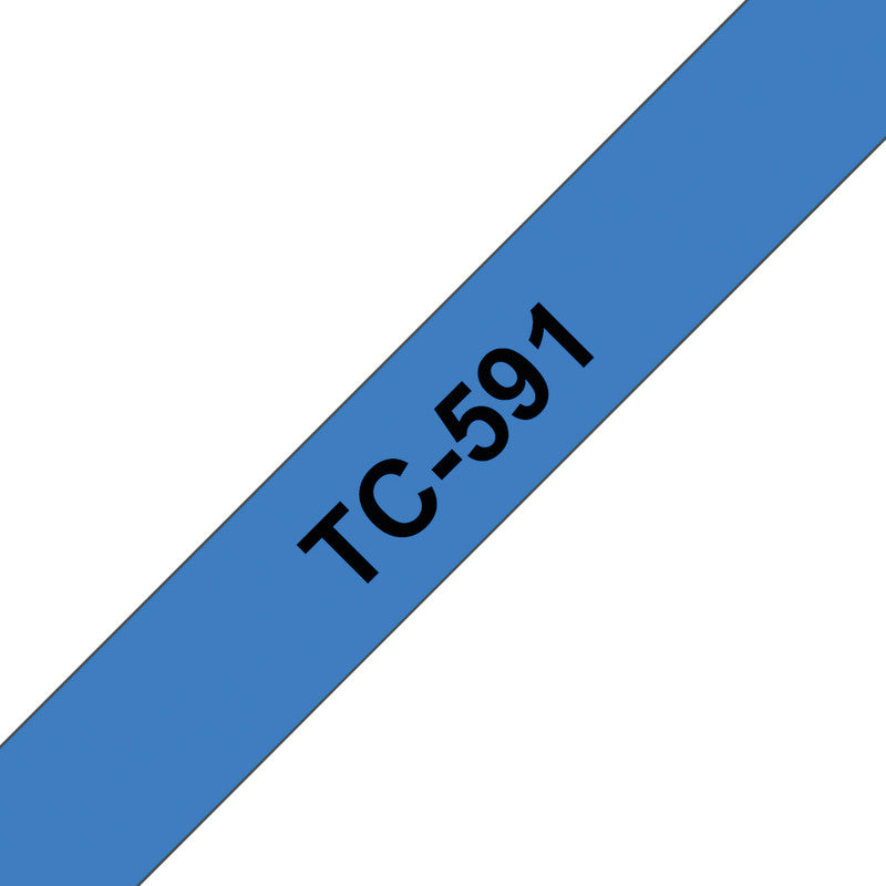 Brother Schriftband – 9 mm × 7,7 m, Blau, Schwarz