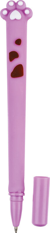 Centrum Paw Kugelschreiber – Blau, Spitze 0,7 mm, Deckel, Kunststoff, Mehrfarbig