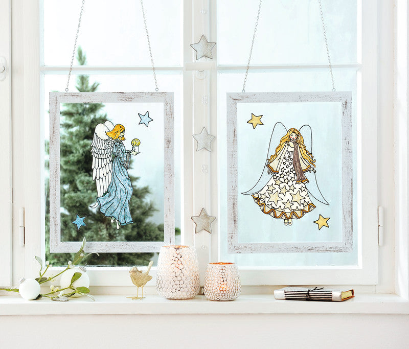 Marabu Fun & Fancy – Fenstermalfarbe – Ultramarinblau, 80 ml, für Glas & Porzellan