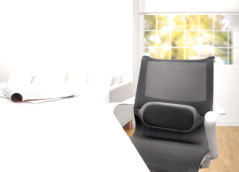 Fellowes Kissen – 35 × 19 × 6,5 cm – Textil, grau