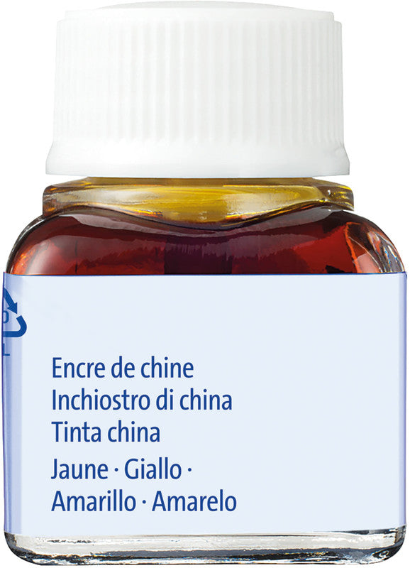 Pelikan Tusche – gelb, transparent, 10 ml