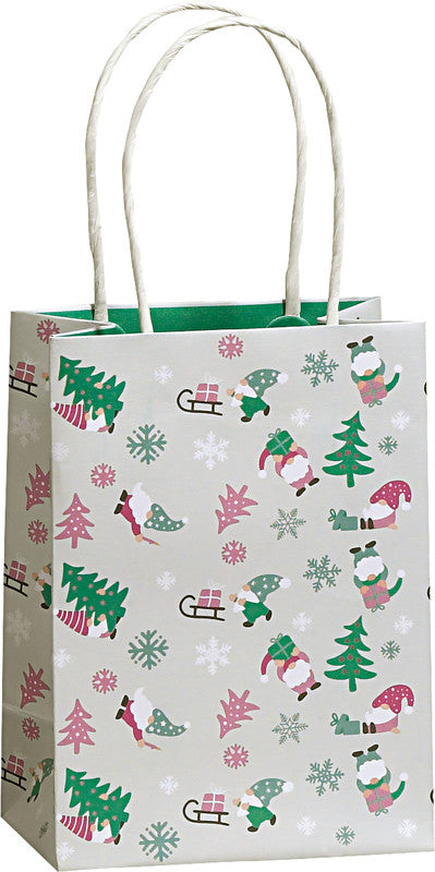Zoewie Tragetasche – Santa's Helper – Papier, 180 g/m² – 110 × 150 × 70 mm – kompostierbar