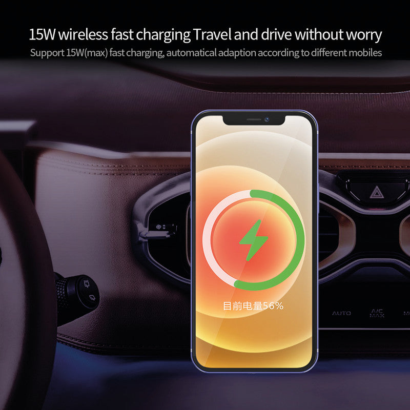 Kfz-Ladehalterung – MagSafe – Lüftungsschlitz – 7,5–15 W – für iPhone 12 – Schwarz