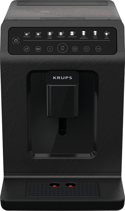 Krups Kaffeevollautomat – 2,3 l, 260 g, 2 Tassen, Schwarz