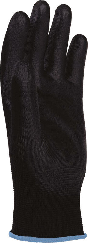 Office products Arbeitshandschuhe – Grösse L, 2 Stück – PES mit PU-Beschichtung, EN 388, EN 21420, CE, Schwa
