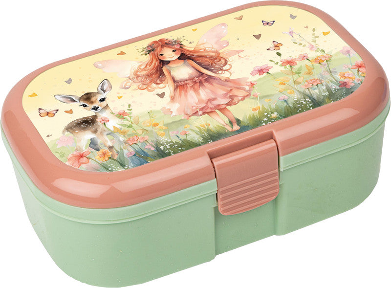 Tapirella Lunchbox – 1,2 l – herausnehmbarer Trennerbehälter – PP – mehrfarbig 'Elfenprinzessin'