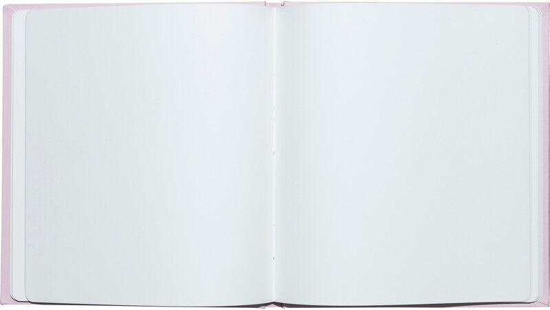 Exacompta Authentisches Gästebuch – 210 × 190 mm – 140 Seiten – gebunden, Kartoneinband, rosa