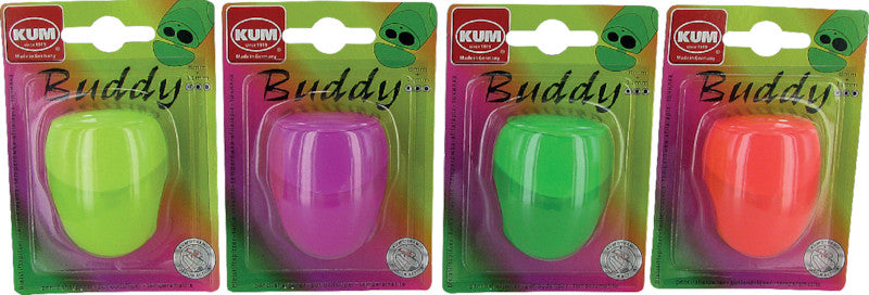 Kum Spitzer – manuell, 2-Loch, mit Behälter, für Blei- & Buntstifte Ø 8 & 11 mm, Kunststoff, assortiert