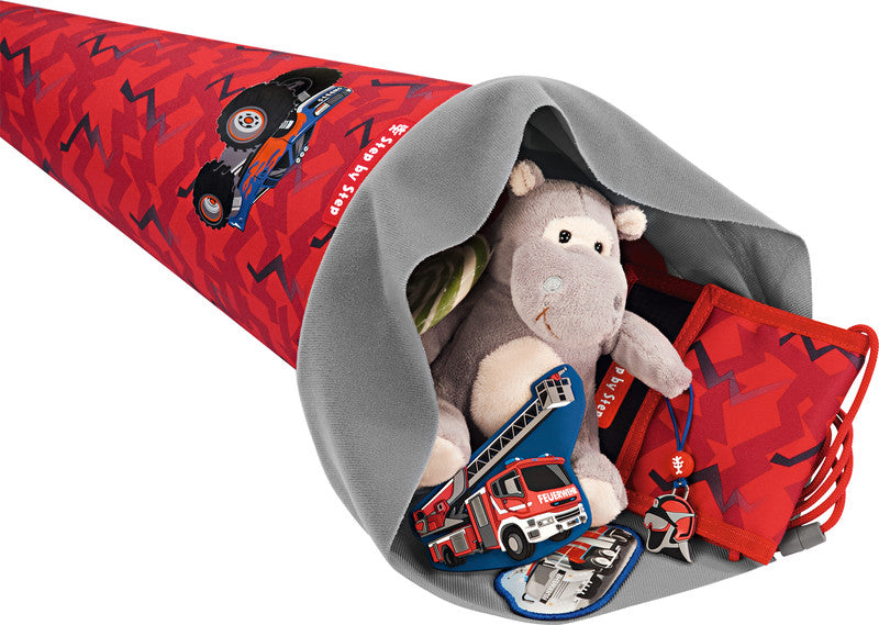 Step by Step Schultüte 70 cm × Ø 18 cm, 5 l – Motiv Monster Truck Rocky – Serie SPACE – rPET