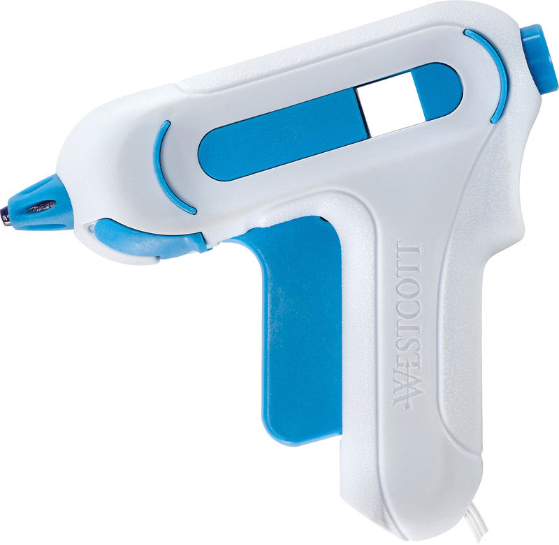 Westcott Mini Heissklebepistole – inkl. 2 Klebestifte Ø 70 mm – Aufheizzeit 5 Min.