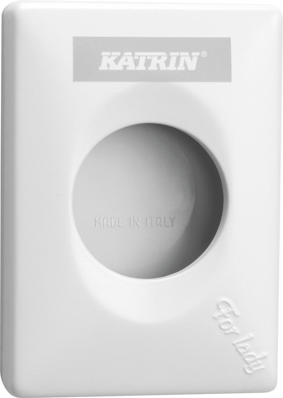 Katrin Hygienebeutelspender – Kunststoff, matt, 9,5 × 13,5 × 2,7 cm, für KATRIN Hygienebeutel Inclusive Refill