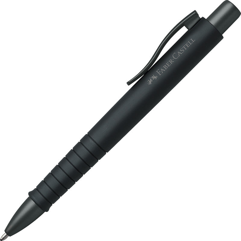 Faber-Castell Kugelschreiber – sortiert (stein grau, blau und schwarz), Kunststoff