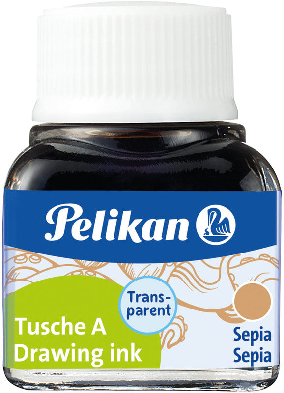 Pelikan Tusche – Sepia, 10 ml, dokumentenecht