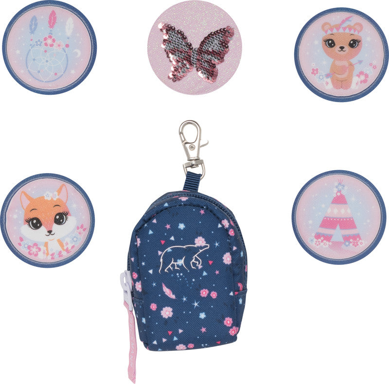Beckmann Magic Mags Zubehörset – 5-teilig – Forest Deer Blue – für Classic, Active Air FLX, Plus Air