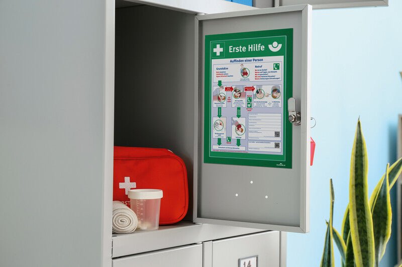 Durable Duraframe Magnetleiste – 236 × 323 mm, grün, Kunststoff, wiederablösbar
