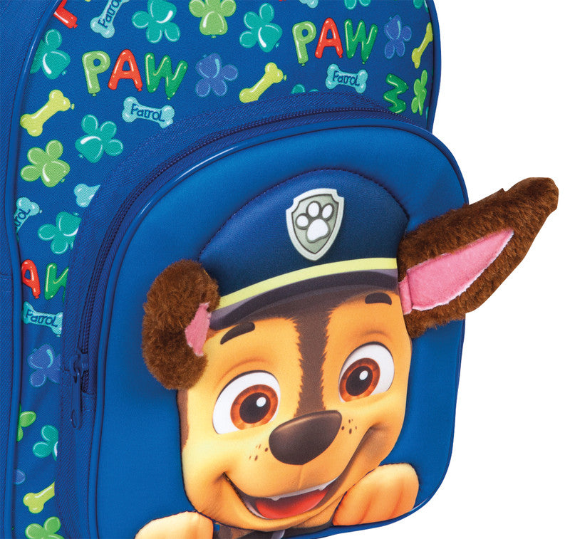 Viacom paw patrol Fabrizio – Kinderrucksack – Paw Patrol – Chase – Blau – 24,0 × 31,0 × 10,0/13,0 cm – eco:plus