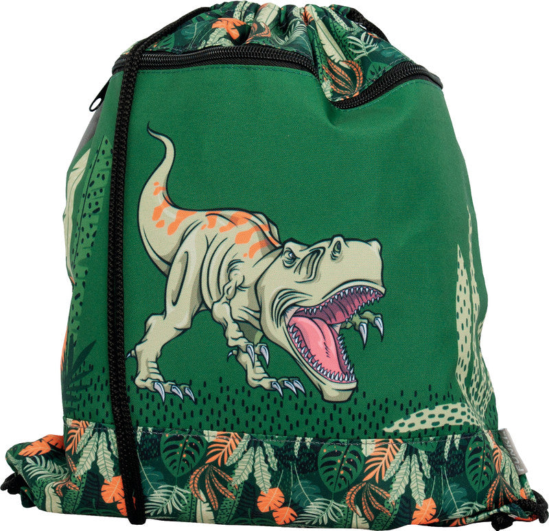 Funki Sportbeutel – 12 l, Dinosaurier-Motiv, wasserabweisend, 36 × 42 cm