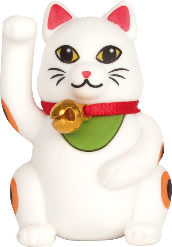 Trendhaus Radierer Lucky Cat – für Bleistifte – 27 × 41 × 25 mm – Kunststoff – mehrfarbig