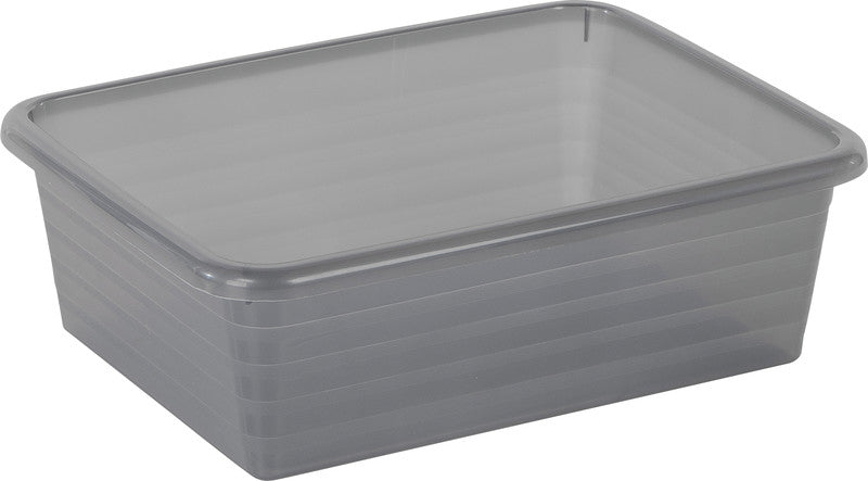 Rotho Formatkörbchen Linus – Kunststoff, Anthrazit – 1er-Pack