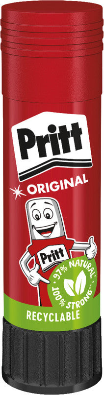 Pritt Klebestift – Stift, permanent, transparent, lösemittelfrei, schnelltrocknend, 22 g, zum Basteln