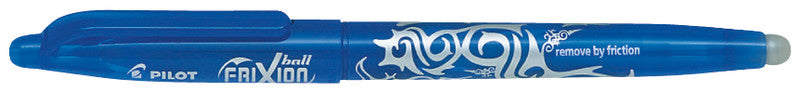 Pilot FriXion Ball – radierbarer Tintenroller mit Kappe, 0,7 mm, hellblau, für Linkshänder