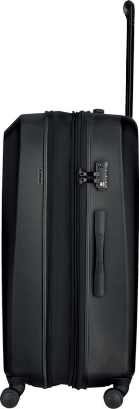 Wenger/SwissGear Wenger Trolley Prymo – 93 l, Hartschale PC, 4 Doppelrollen, mit TSA, schwarz, 52 × 76 × 30 cm
