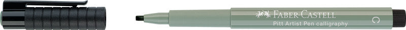 Faber-Castell Filzstifte Pitt Artist Pen Kalligraphie, Strichbreite 2,5 mm, wasserfest, 6 Farben