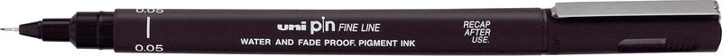 Uni-Ball Pin Fineliner – schwarz – wasserfest