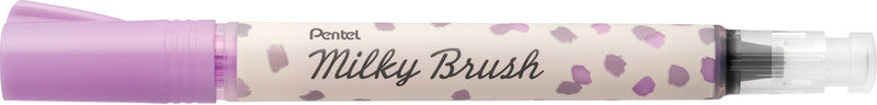 Pentel Milky Brush Pinselstift – wasserbasiert, pigmentiert, violett