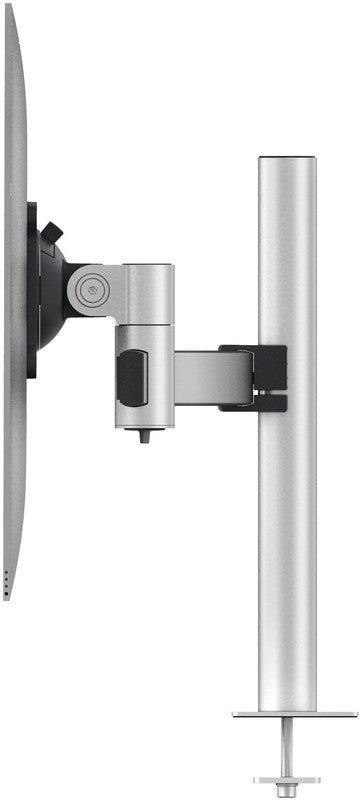 Durable Monitorhalterung, 2 Monitore, Tischdurchführung, bis 27", VESA 75 × 75/100 × 100 mm, 8 kg, silber