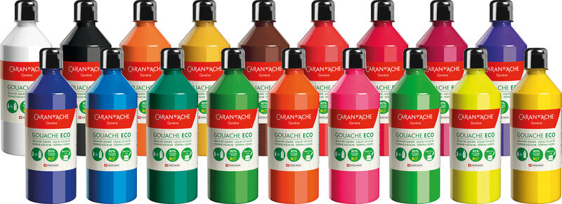 Caran d-Ache Caran d'Ache – Gouache – Brillantgrün, 500 ml, für Papier, Karton & Holz