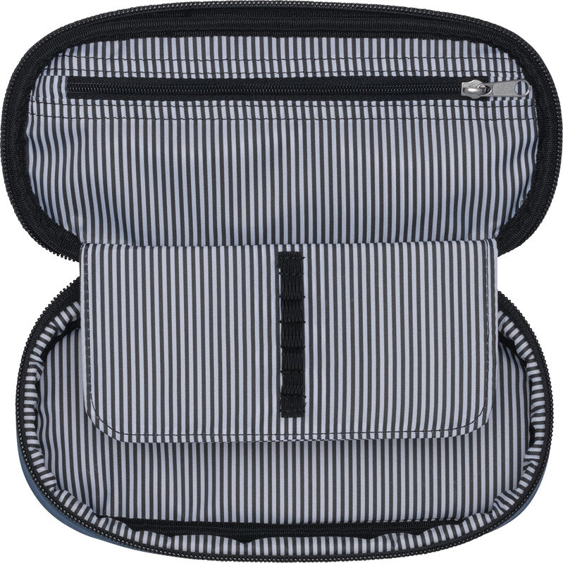 Beckmann City Etui, leer – Green Colorblock – Kunststoff – 22 × 5 × 10 cm