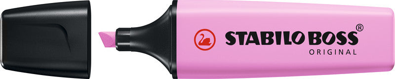 STABILO BOSS Original Pastell Textmarker Purpurrot – Keilspitze, 2–5 mm
