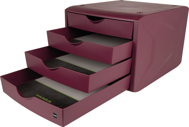 Helit Schubladenelement – für Format A4 – 330 × 260 × 212 mm