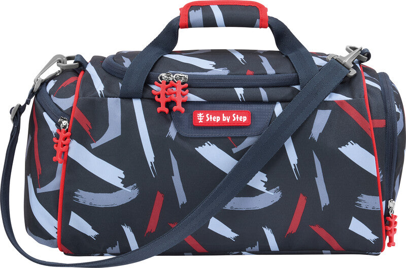 Step by Step Sporttasche – 13 l, Motiv Sports Car Mick, mit Schultergurt, wasserabweisend, 38 × 20 × 23 cm