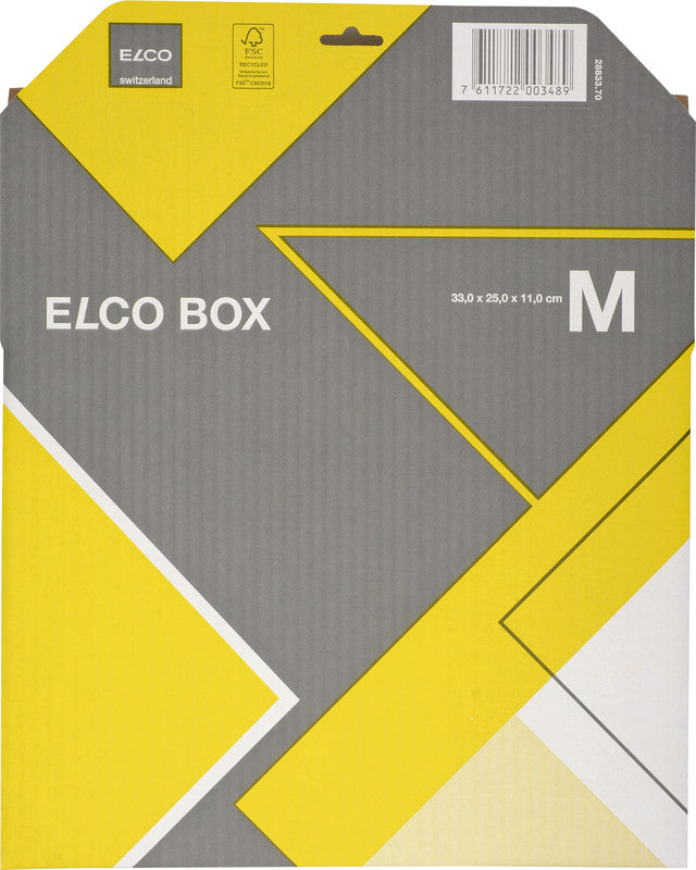 Elco Versandbox, grau – 330 × 250 × 110 mm