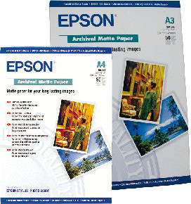 Epson Fotopapier – matt, A4, 192 g/m² – für Inkjet-Drucker
