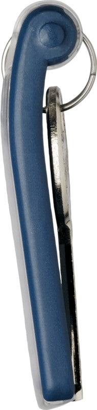 Durable Schlüsselschild Key Clip – dunkelblau, Kunststoff, B 24 × H 68 × T 15 mm, 6 Stk. – für Key Box Code 36