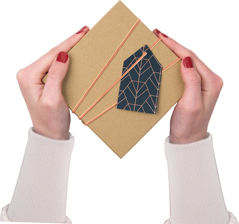 Folia Geschenkbox – natur – 12 Stk. – zum Basteln