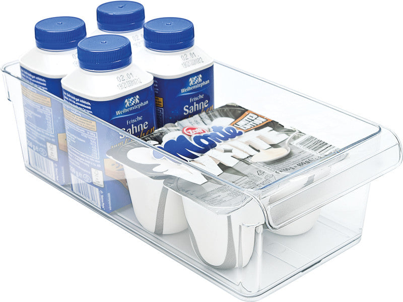 Rotho Kühlschrank-Organizer Loft – 3,1 l – Henkel, spülmaschinenfest – Kunststoff – transparent