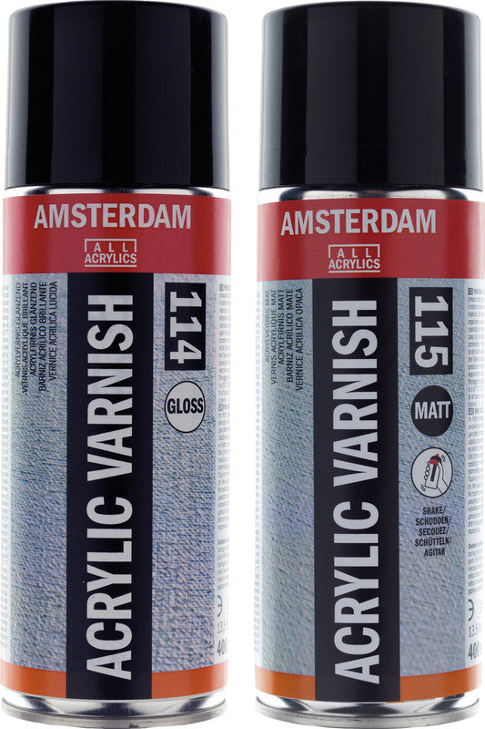 Royal Talens Fixierspray – Farbspray – Transparent, matt, 400 ml