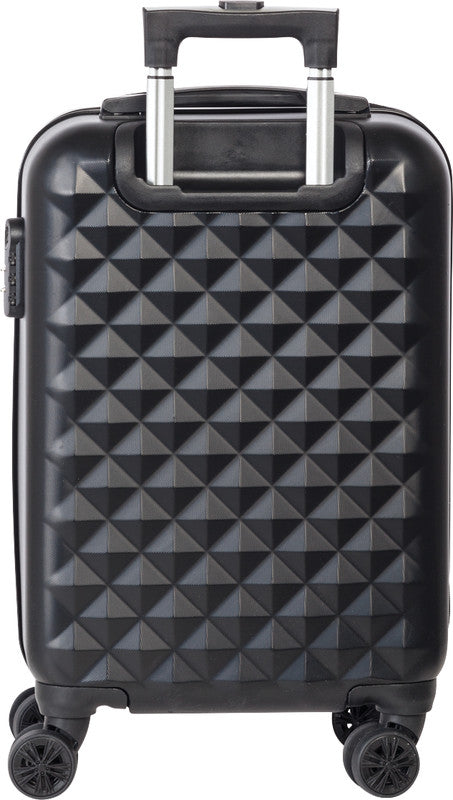 Worldpack Kofferset Diamond 3-teilig – ABS-Hartschale, 4 Doppelrollen, schwarz