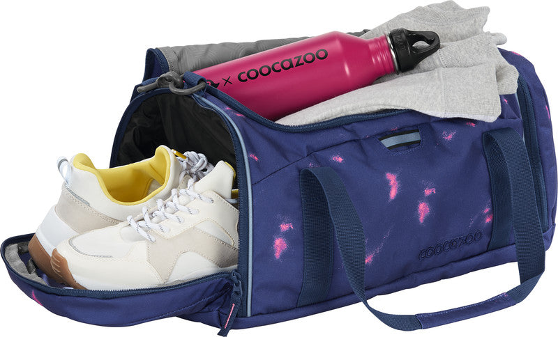 Coocazoo Sporttasche – recyceltes Polyester (rPET), mit Schultergurt, wasserabweisend, 40 × 24 × 23 cm